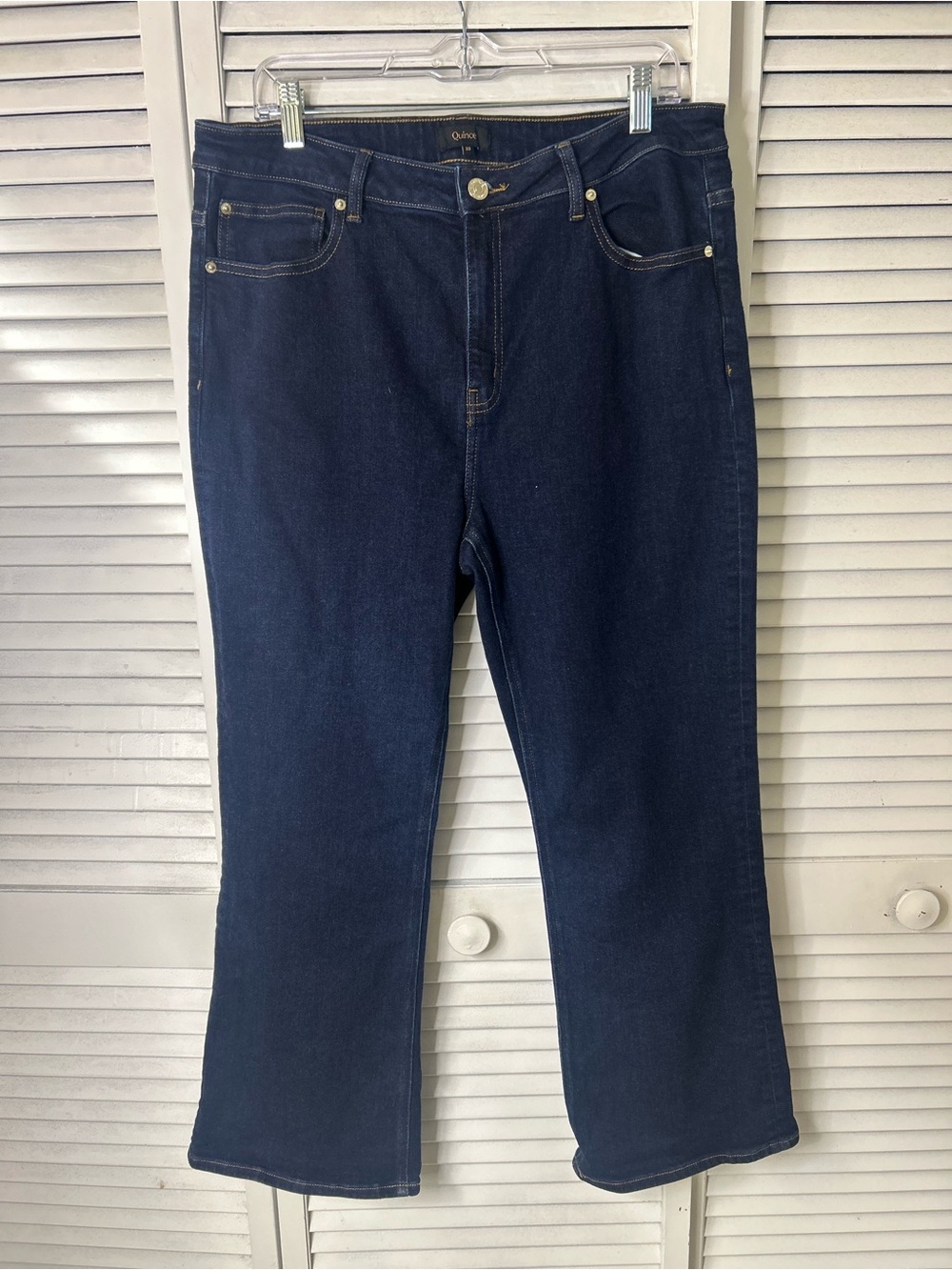 Quince Dark Blue Women’s Jeans - Classic‎ Fit Size 33